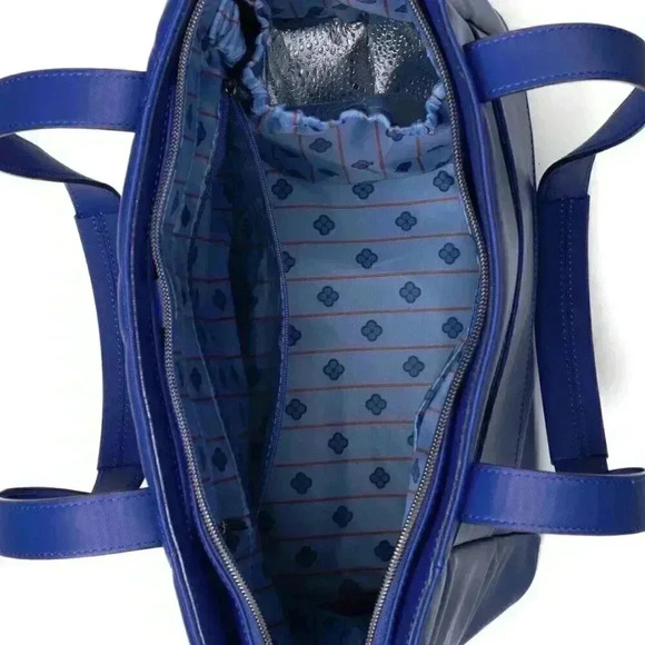 LUG Paddock Tote & Surrey Wallet in Satin Luxe VL (Vegan Leather) - Sapphire - Picture 4 of 16